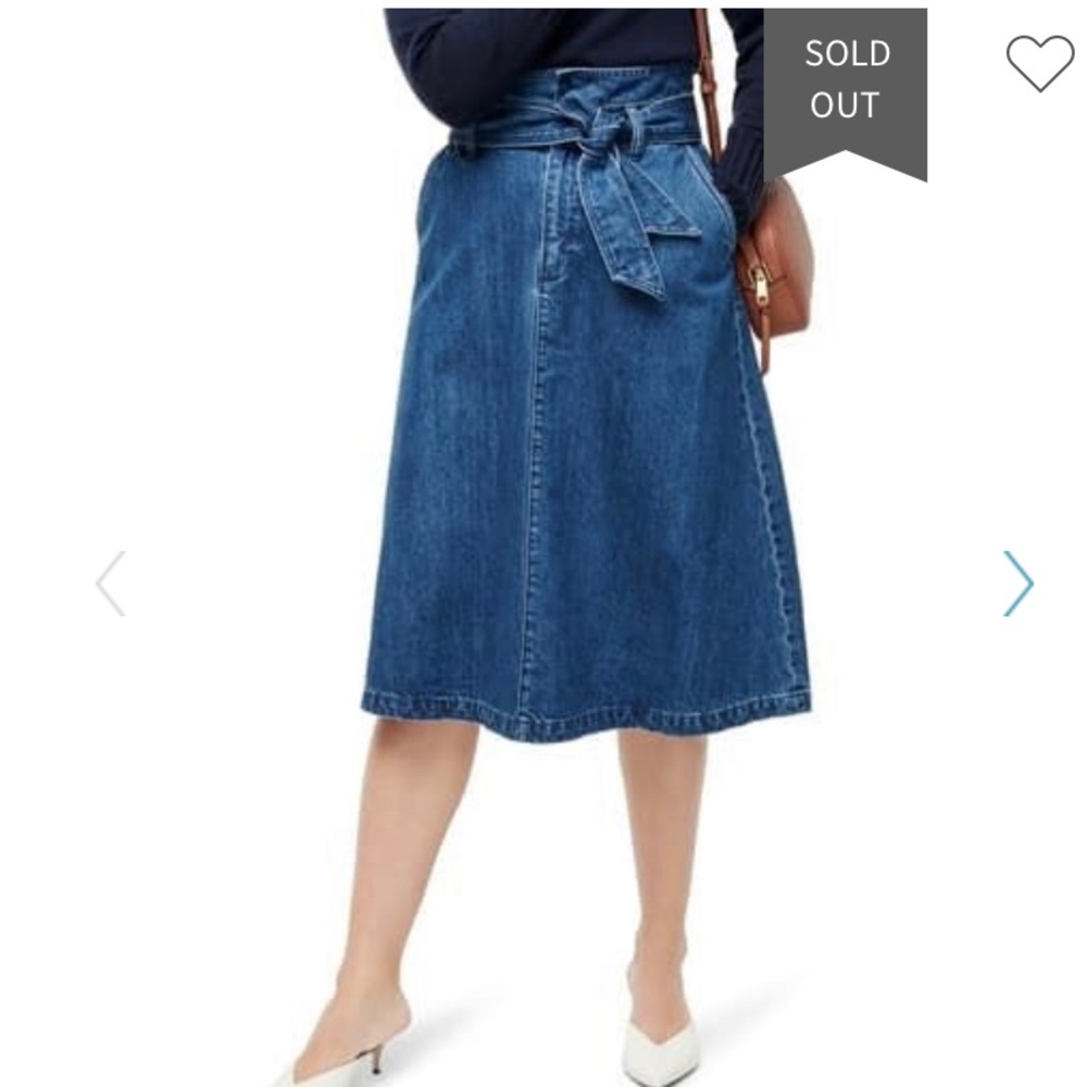 J. Crew Point Sur Denim skirt size 2